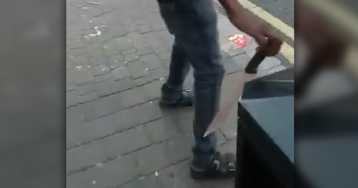 UK Video Vicious Knife Attack