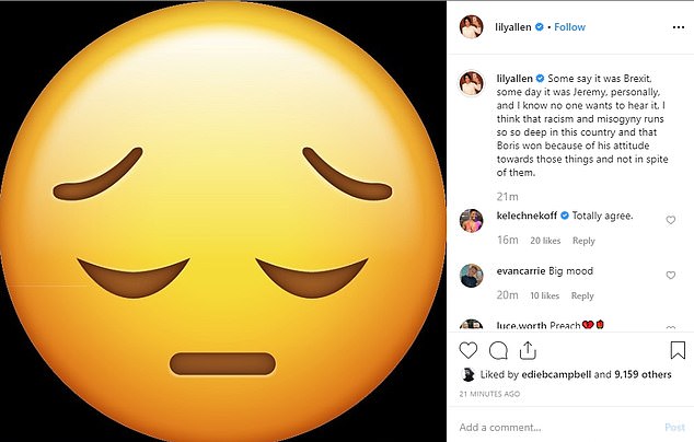 Lily Allen has a meltdown on Instagram