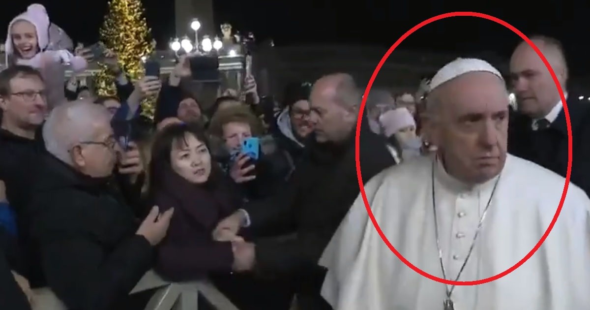 Pope Francis Slaps Woman