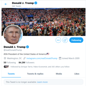 Twitter Censors Trump Removes Tweets 1