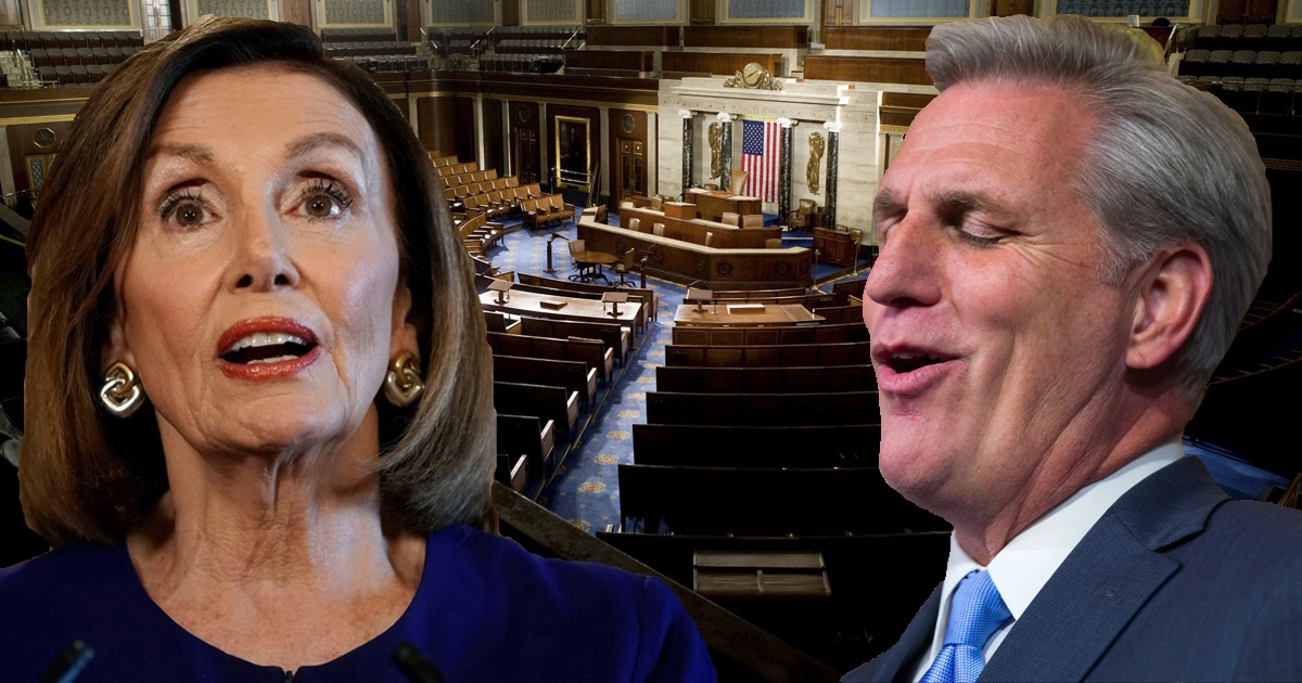 Nancy Pelosi, Kevin McCarthy & The US House Floor