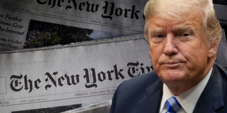 New York Times Refuses To Release Documents Proving Claims Of Trump's ...