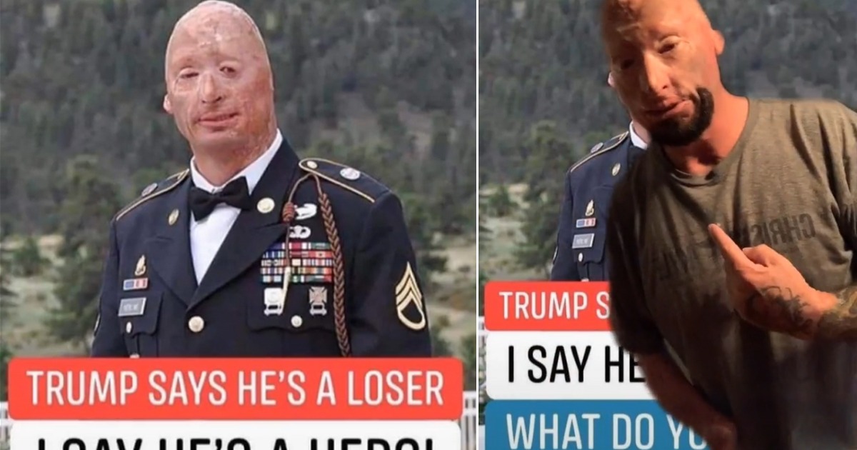 Veteran Debunks Anti Trump Meme