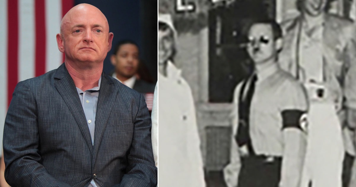 EXCLUSIVE: Democrat Senate Candidate Mark Kelly's Yearbook Shows Him Dressed As Hitler