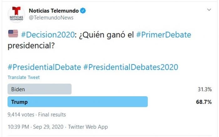 Trump/Biden Telemundo Poll