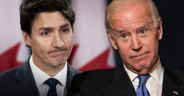 Justin Trudeau, Joe Biden