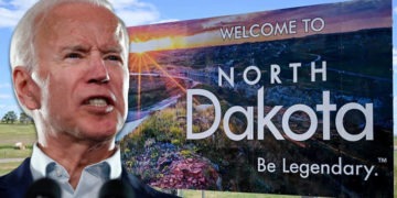 Joe Biden, North Dakota