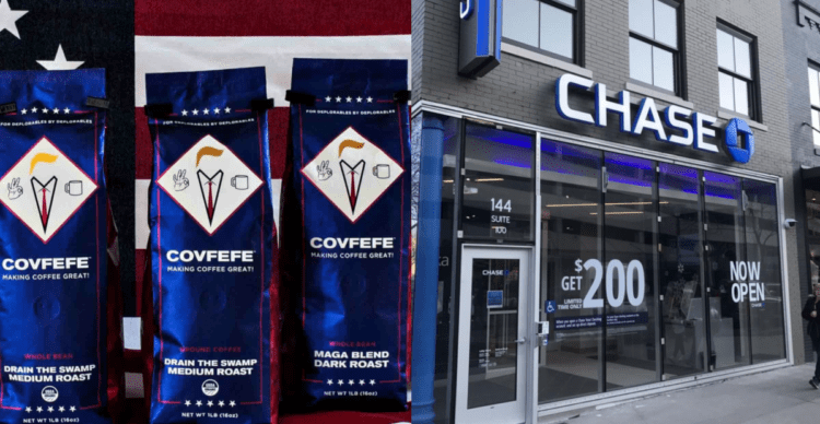 EXCLUSIVE: Pro-Trump Covfefe Coffee Sales Skyrocket Nearly 8,000% After They Were Canceled by Chase Bank