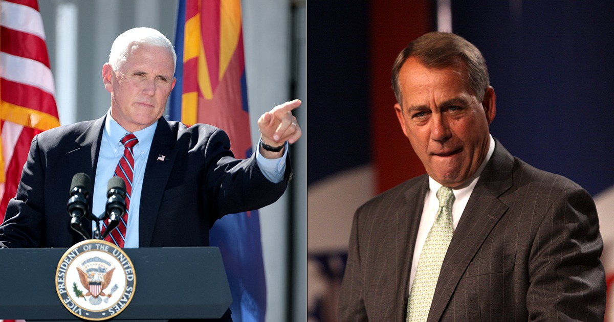 Boehner Says Pence Should Command Respect, Has ‘Pretty Good’ Shot At 2024 Nomination