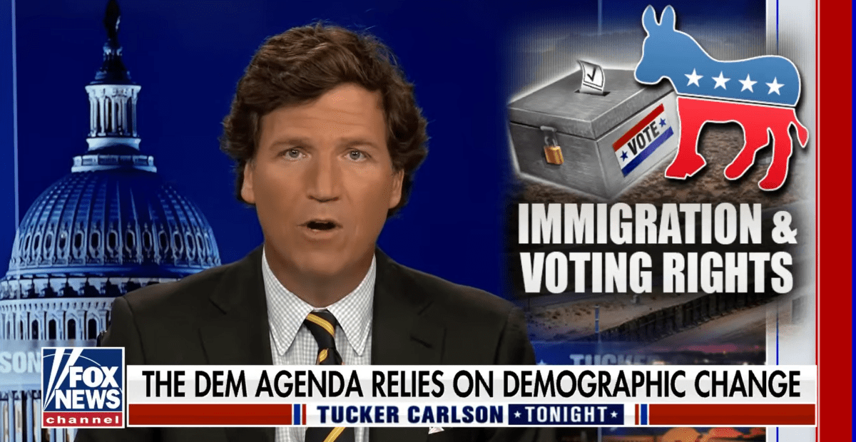 VIDEO: Tucker Doubles Down on Demographic Replacement Remarks, Mocks Hysterical Twitter Activists