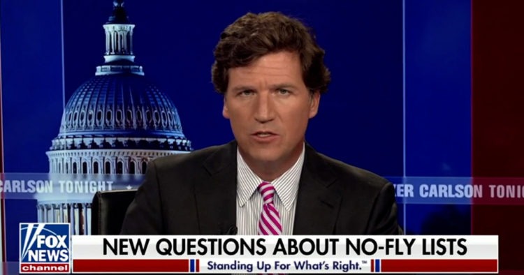 VIDEO: Tucker Carlson Slams Biden Administration For Putting Political Dissidents On No Fly List