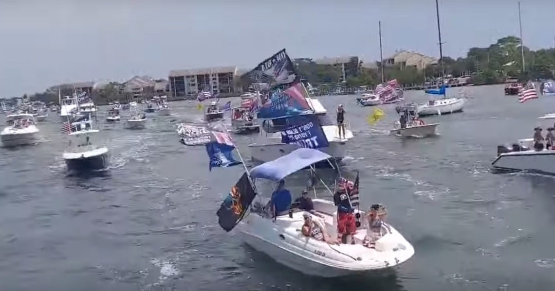 VIDEOS Trump Boat Parade Stretches As Far As The Eye Can See In