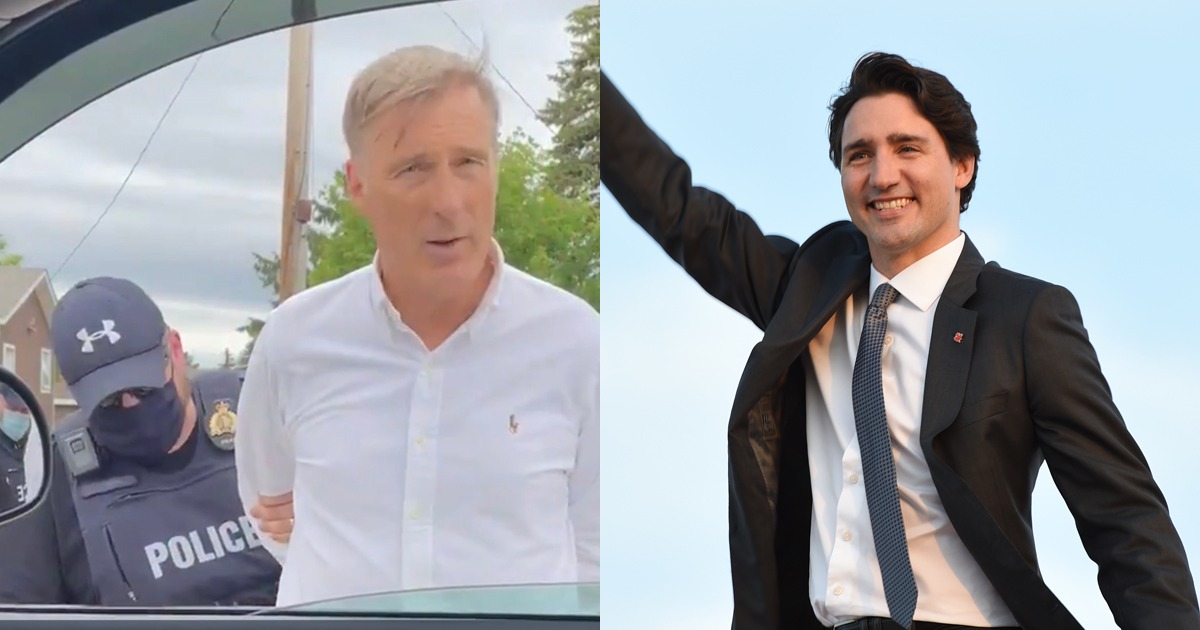 Trudeau Releases Opposition Leader Arrested For Opposing Lockdowns, 'It's Nice To Be Free Again!'