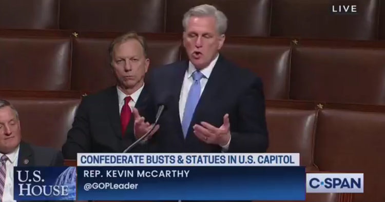 VIDEO: McCarthy Proudly Supports Removing American Statues, Artwork From Capitol, Says Democrats’ Bill ‘Should Go Further’