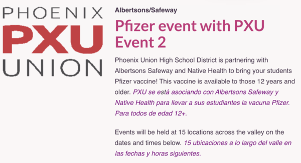 Arizona Schools Partner With Pfizer, Offer Free Backpacks To
Any Child Who Gets Vaccinated 2