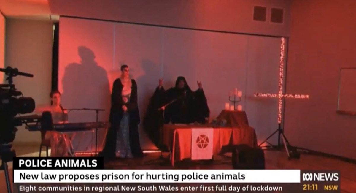 VIDEO: Australian Broadcasting Corporation Airs Weird Satanic Scene During Botched Broadcast