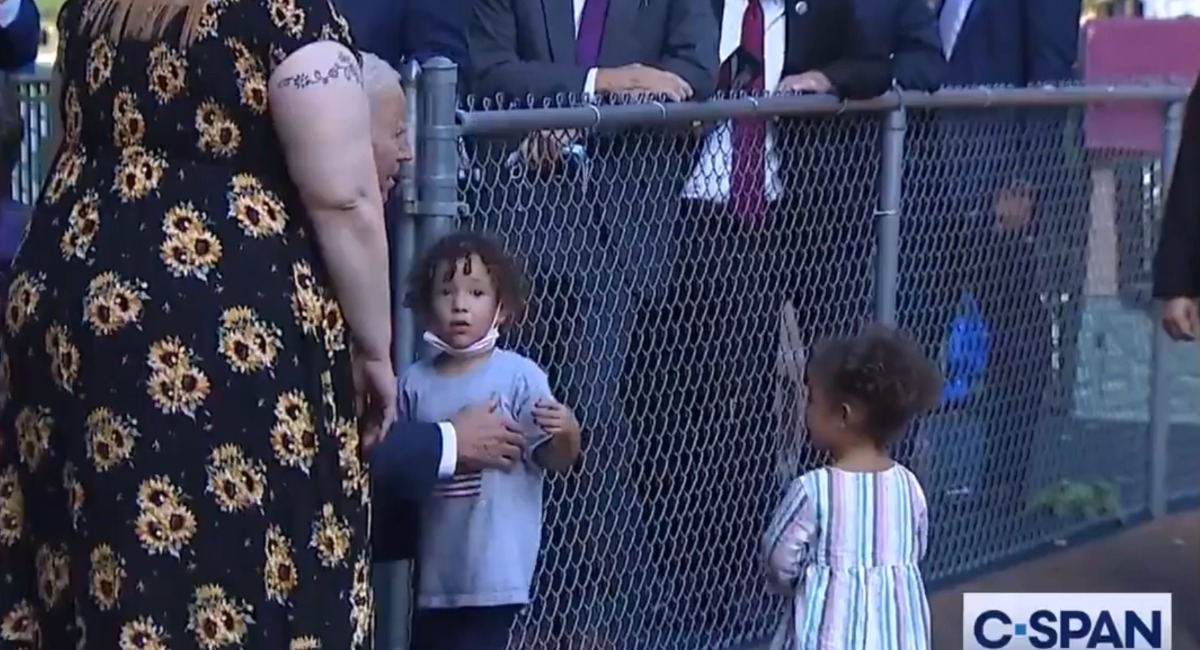 VIDEO: Biden Appears To Touch Child's Nipple While Touring Daycare Center