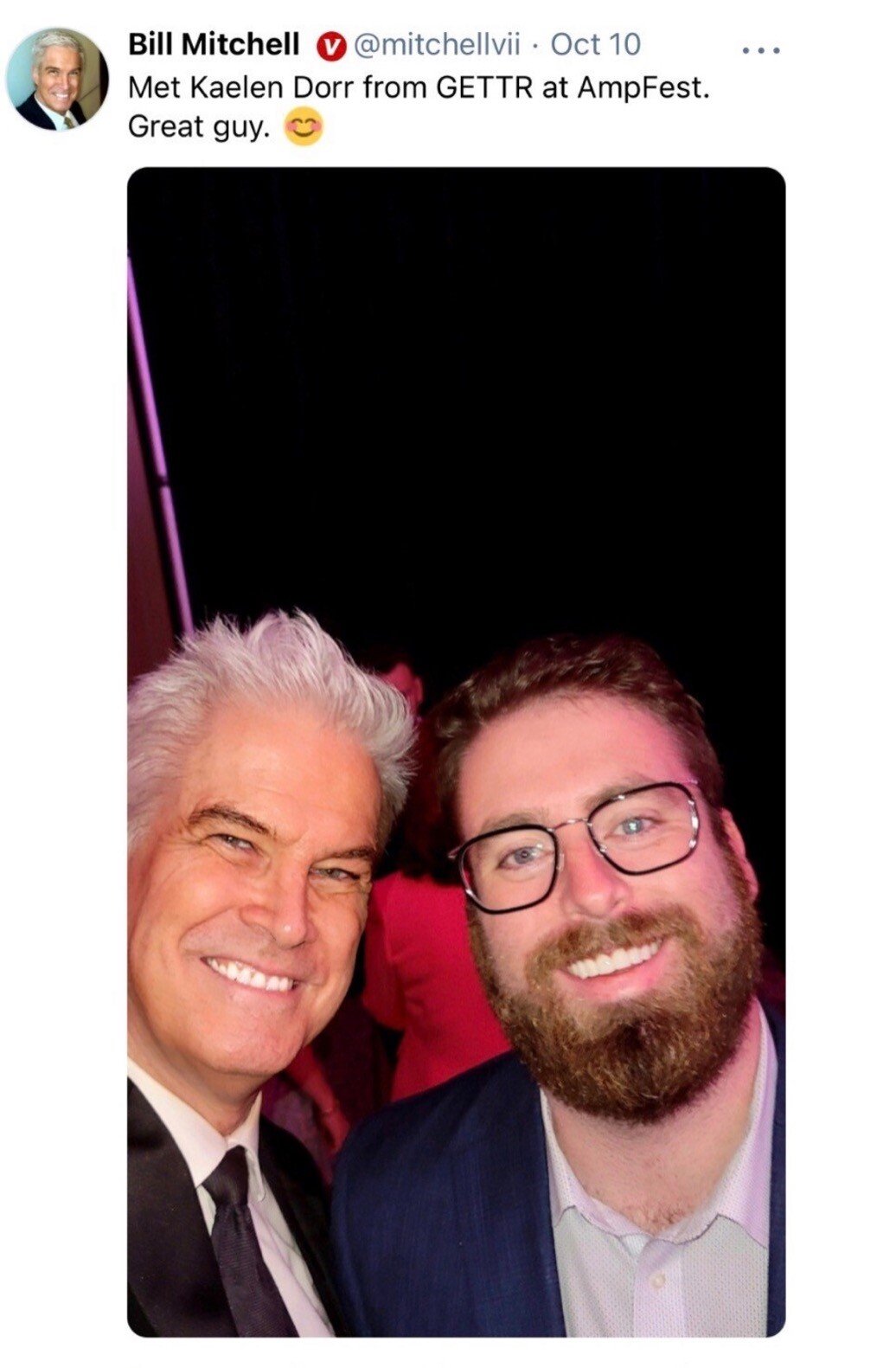 Bill Mitchell Met Executive of Pro-Censorship GETTR Shortly
Before He Launched Anti-Gab Campaign 2