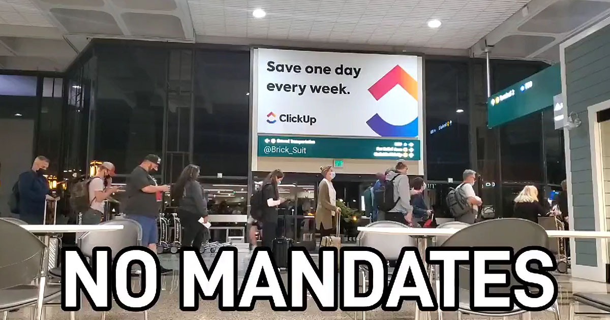VIDEO: Passenger Named 'No Mandates' Called To Southwest Airlines Ticket Counter At San Diego Airport