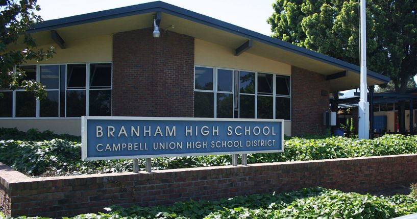Branham high school building exterior