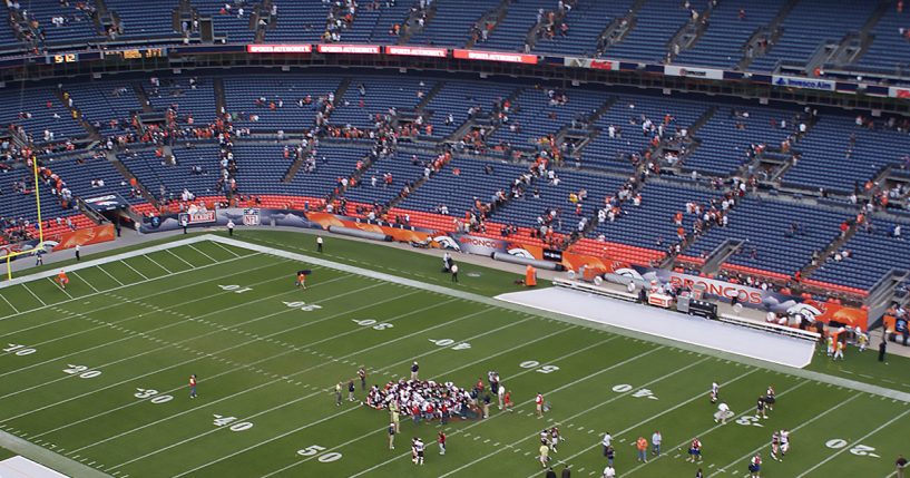 Half Empty NFL Football Stadium