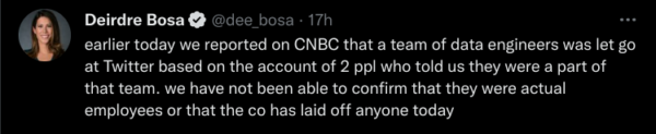 CNBC Retraction