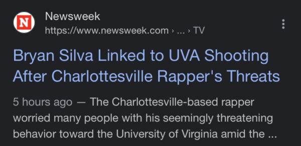 UVA Shooter Silva