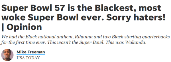 Woke Super Bowl