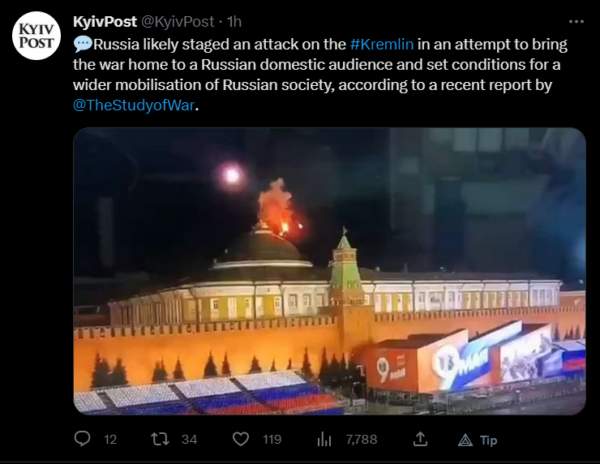 Kiev Post Tweet