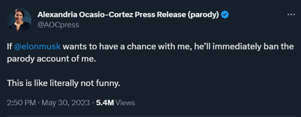 AOC parody