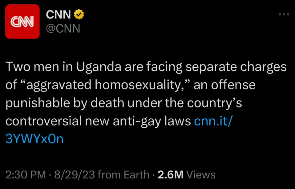 CNN Uganda Gay