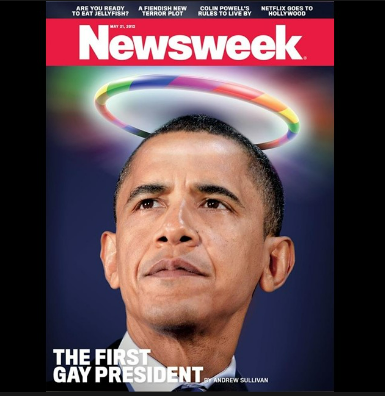 Obama Newsweek Gay