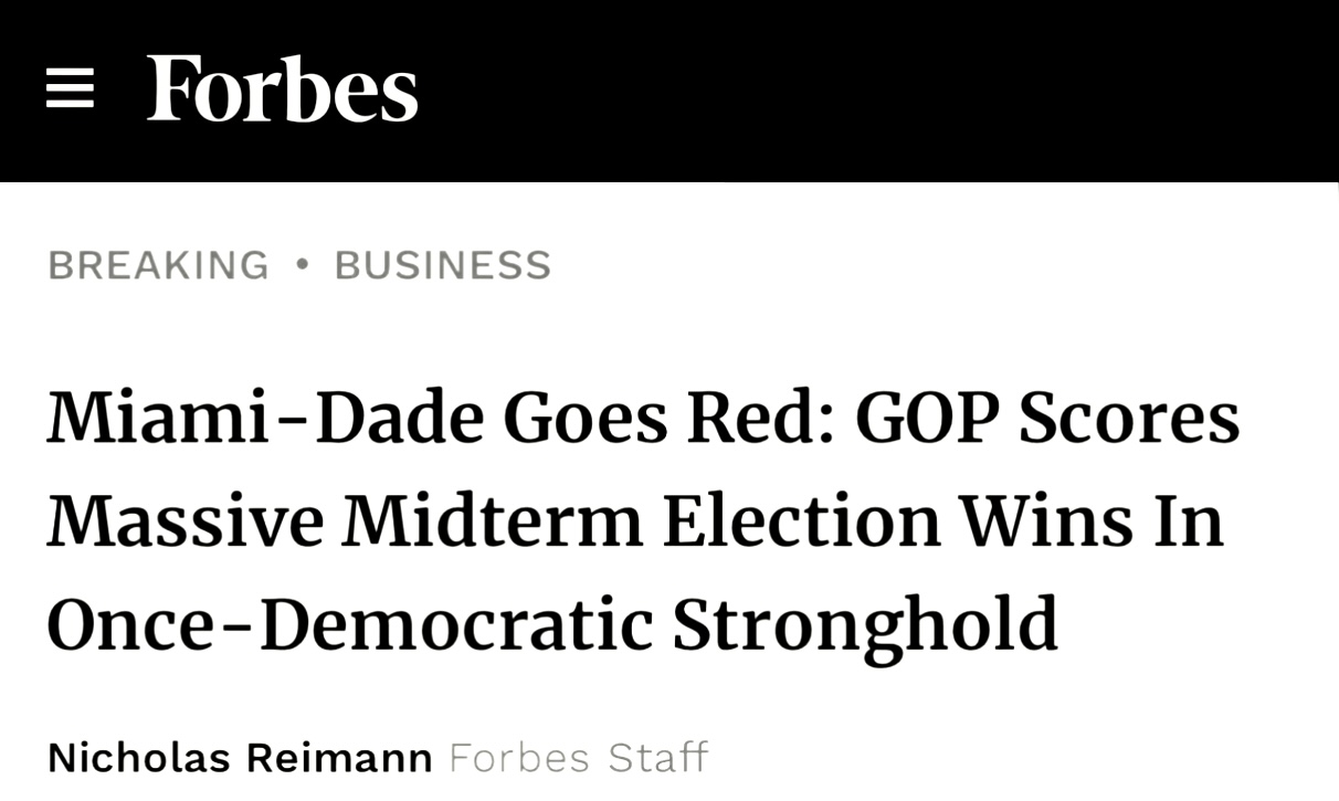 Miami-Dade Political Shift
