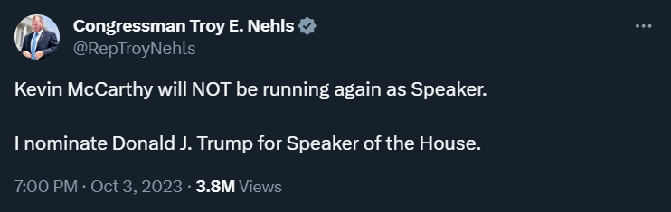Trump for Speaker