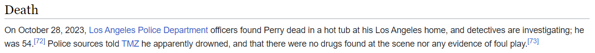 Matthew Perry Updated Wikipedia