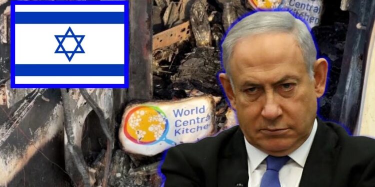 Bibi's Israel Bombs Aid Workers